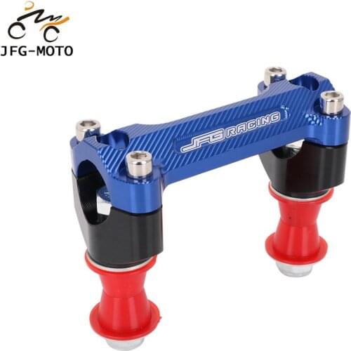 Motorcycle CNC Handlebar Riser Clamps Bar Mounts For Yamaha YZ250F YZ450F YZ250FX YZ450FX WR250F WR450F 2014-2021