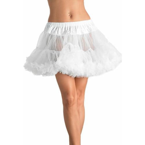 New White Layered Soft Tulle LOLITA Petticoat Skirt 2022