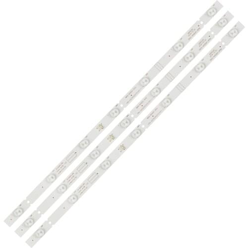 New 3 PCS/set 7LED 607mm LED backlight strip 5800-W32001-3P00 Ver00.00 05-20024A-04A for TF-LED32S27T2 LC320DXJ-SFA2 32HX4003