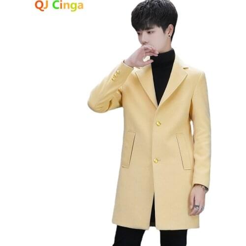 Qj cinga Mens Long Coats