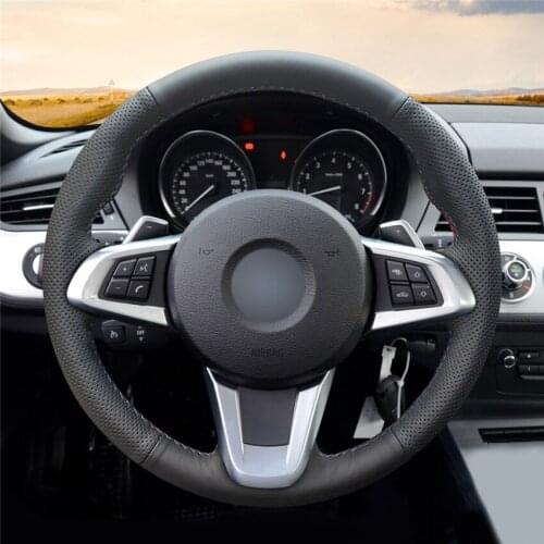 DIY Hand-stitched Customization Anti-Slip Wear-Resistant Steering Wheel Cover For BMW Z4 E89 2009-2016 Car Interior Decoration