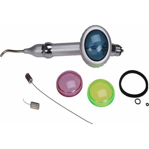 Dental Air Polisher Teeth Polishing Air Prophy Midwest 4 Hole M4 Metal Silver