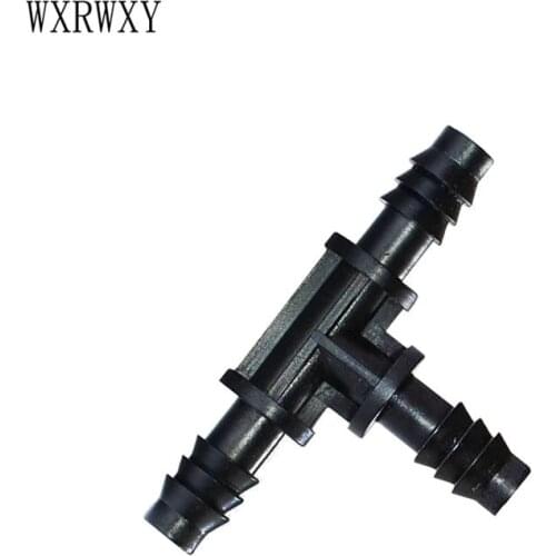 Wxrwxy garden irrigation tee barb 8/11 Tee connector garden irrigation water splitter hose splitter 30 pcs