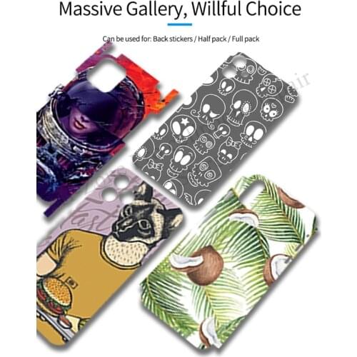 SUNSHINE Back Cover Protector Sticker Cartoon Image For SUNSHINE SS-890C Cutting Machine Embossed Series High Quality