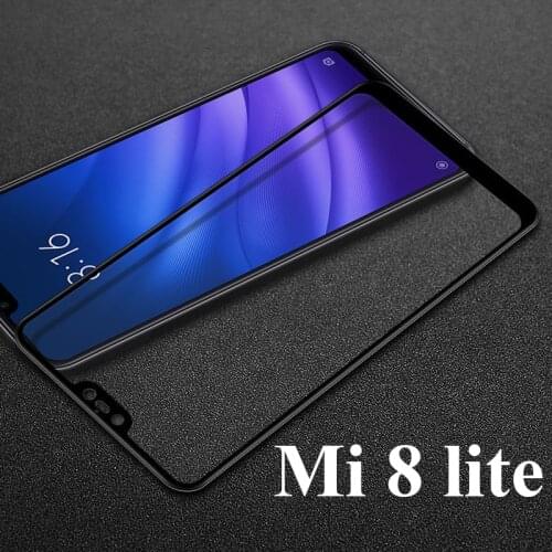 Protective glass on for xiaomi mi 8 lite glass screen protector cover on xiami xiomi ksiomi mi 8 lite mi8 8lite life light film