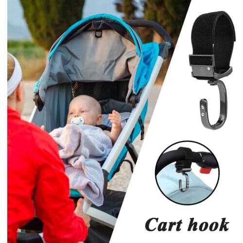 1pcs Diamond Quality Baby Stroller Hook Hanger 360 Degree Rotation Child Baby Cart Mother and Baby Bag Bicycle Hook Dropship