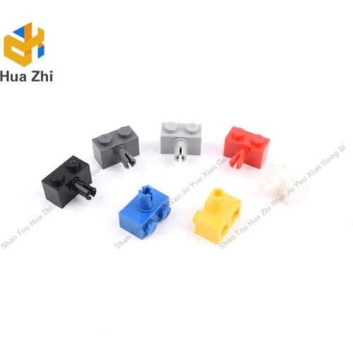 Building Blocks Parts 2458 10PCS Brick Special 1 x 2 with Pin LEGOING MOCS Education