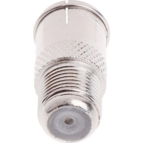 63HA 10 Pcs Quick Fit F Connector Male Plug To Female Adapter - Push On RF Coaxial