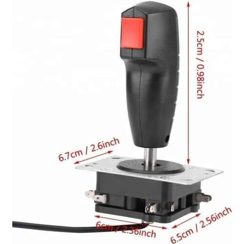 2PCS Game Coin operated shooting flying joystick spare parts /arcade video machine /simulator fighting machine / Flying joystick