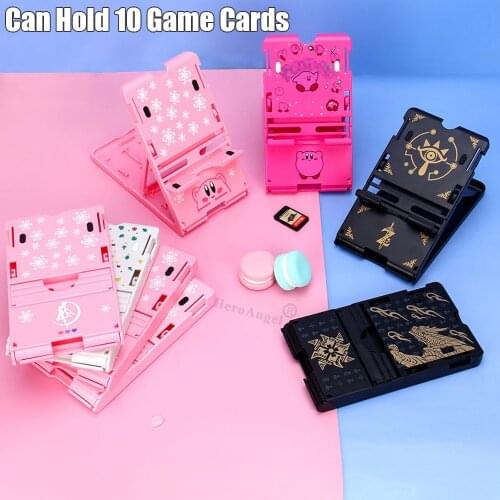 2021 Adjustable Holder Foldable Plastic Game Chassis Portable Bracket Playstand Base Cradle Stand Support for Nintendo Switch