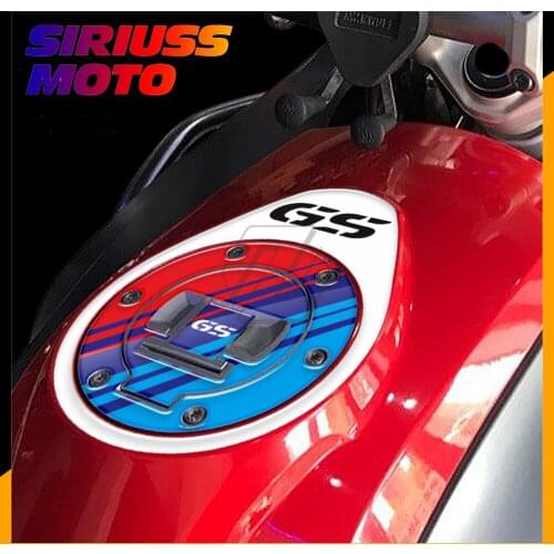 3D Resin Motorcycle Gas Fuel Tank Cap Protector Case for BMW R1200GS R1200 GS 2013-2017