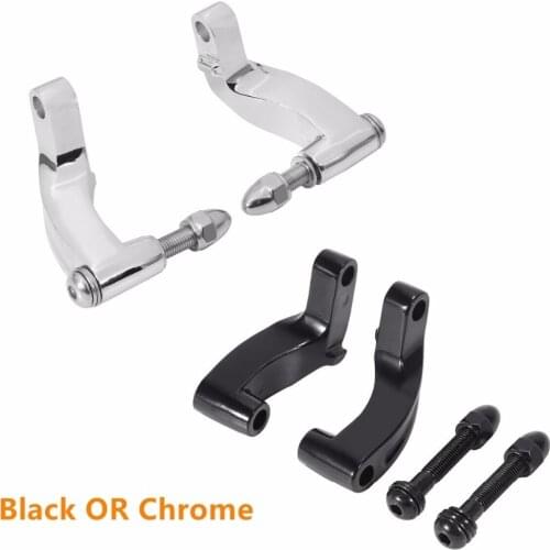 Motorcycle Accessories Mirror Mount Adapter Fit For Harley Softail Custom Fat Boy Blackline Dyna Low Rider Street Bob 2008-2014