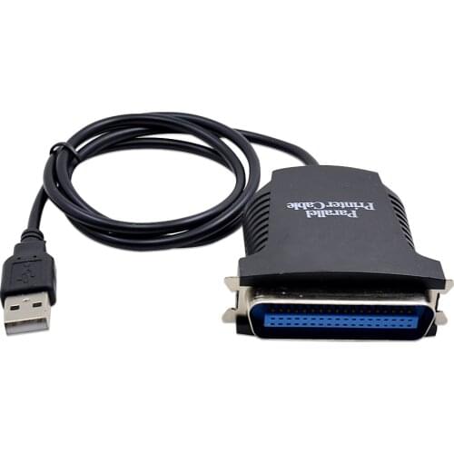 NOTAYO 10pcs USB Parallel USB1.1 to 36 pin DB36 Female Port Printer Adapter Cable LPT Bi-directional for PC Notebook