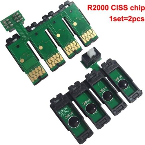 Combo Arc chip For EPSON R2000 CISS CIS auto reset chip chips T1590 T1591 T1592 T1593 T1594 T1597 T1598 T1599 free shipping