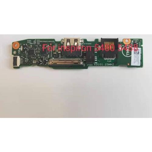 For Dell Inspiron 14 5480 5488 5580 Switch panel SD card Laptop Button USB Lan Ethernet Board M1K2R 0M1K2R
