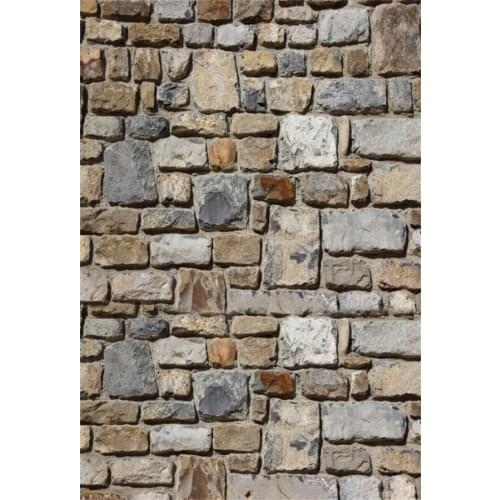 Laeacco Grunge Gray Stone Brick Wall Scene Children Photography Backgrounds Customized Photographic Backdrops For Photo Studio