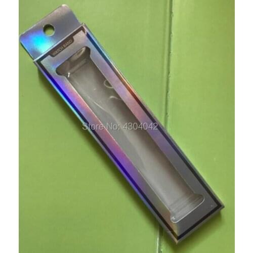 Laser Papery Package Band Boxes For Apple Watch Milanese Silicone Nylon Loop Band 38mm 42mm For Iwatch Band Watchband Gift Box