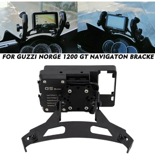 Motorcycle front windshield mobile phone holder GPS navigation bracket For GUZZI NORGE 1200 GT