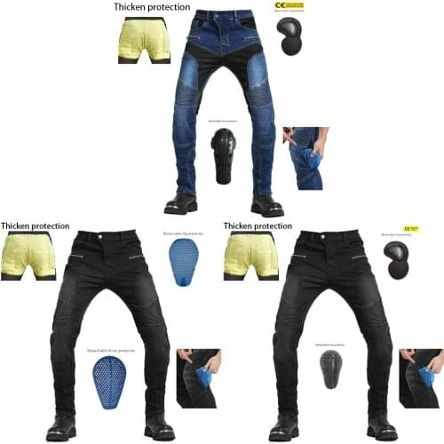 Men Ms Black Green Aramid Motorcycle Jeans Pant Added the for knee area Protective Gear Riding Touring Moto Trousers 2021 New