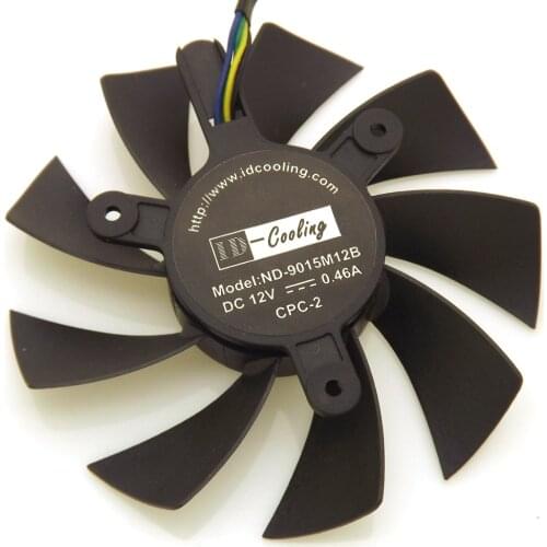 ND-9015M12B 12V 0.46A 4Pin 83mm 42x42x42mm For YESTON GTX650Ti R6570 R6850 6790 Graphics Card Cooler Cooling Fan