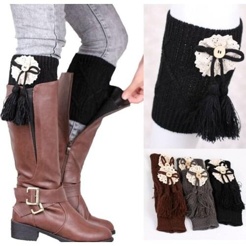 NEW leg warmers knitted booty Gaiters Boot Cuffs Boot Covers19pair/lot #3935