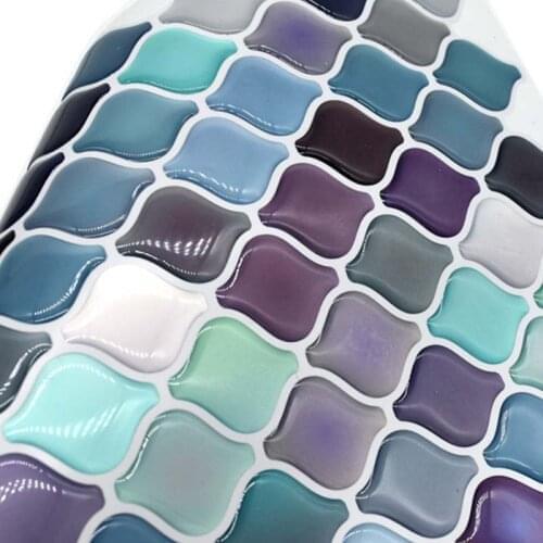 New Product 3D Kitchen Bathroom Epoxy Wall Stickers Self-adhesive Wallpaper Decorative Wall Stickers Waterproof and Oil Proof