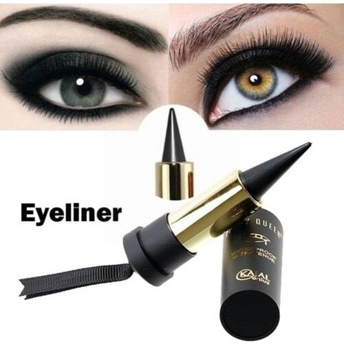High Level Black Tube Lipstick-style Ribbon Eyeliner Black Lasting Portable Natural Eye Waterproof Liner Pen Cream Long P9R0