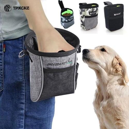 Outdoor Portable Dog Trainings Bag Durable Walking Snack Treat Bags Detachable Puppy Reward Bag Dog Training Supplies For Pet