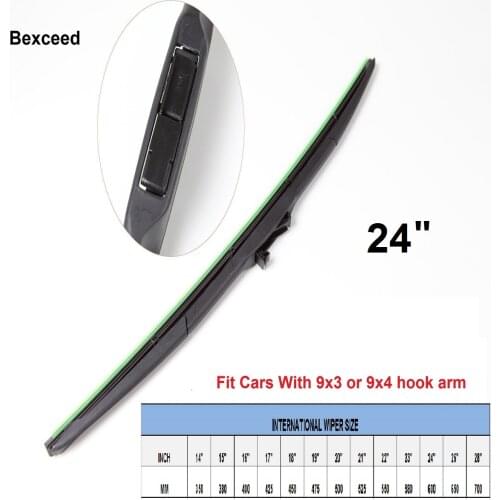 Hybrid Wiper Blade for Mercedes Classe E S.W.(S210) 24" Car Windshield Windscreen 1996 1997 1998 1999 2000 2001 2002 2003