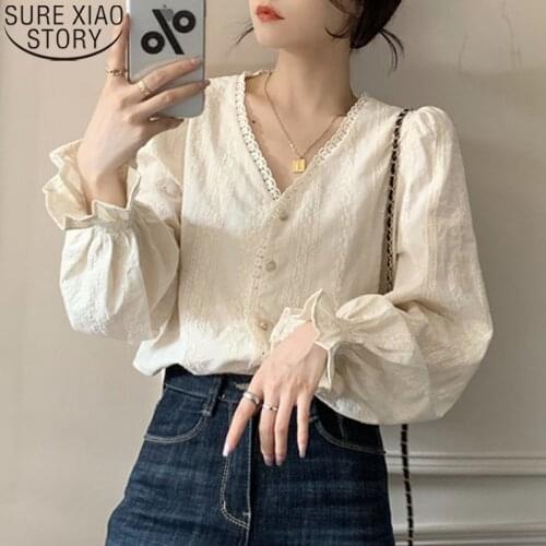 SURE XIAO STORY Womens Black Shirts