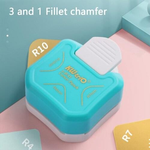 3 in 1 Corner Rounder Punch Paper Round Corner Trimmer Cutter for Card Photo