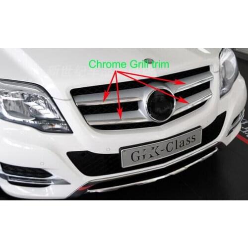 Higher star 4pcs car Front Grill decoration trim, decorative strip for Benz GLK-CLASS X204,300,260 ect