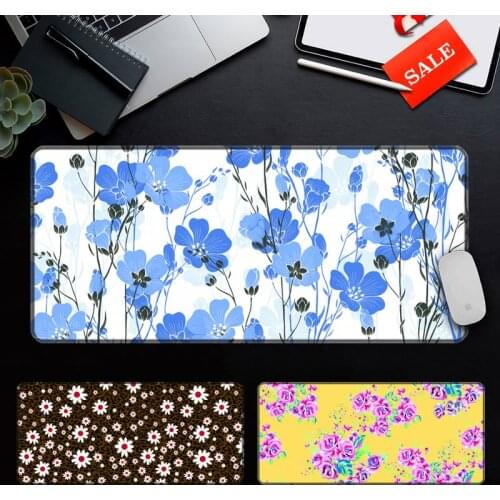 Vintage roses Laptop Gaming Mice Mousepad Computer Gaming Mousepad Anti-slip Natural Rubber with Locking Edge Gaming Mouse Mat