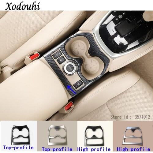 For Nissan X-Trail XTrail T32/Rogue 2017 2018 2019 2020 Car Stick Inner Shift Stall Paddle Cup Switch Frame Lamp Trim Armrest
