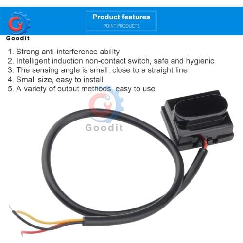 Waterproof Automatic Sensor Photoelectric Sensor Active Infrared Human Body Sensor Probe Advertising Machine Proximity Switch