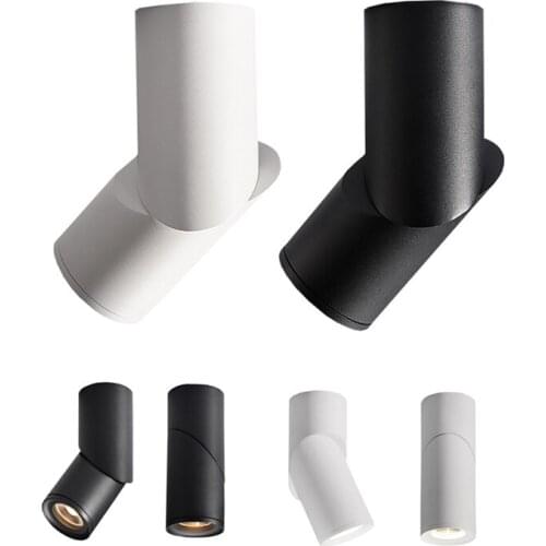 Rotating LED Downlights 3W 5W 7W 12W 15W COB LED Ceiling Spot Lights AC110-220V LED Wall Lamp Indoor Lighting