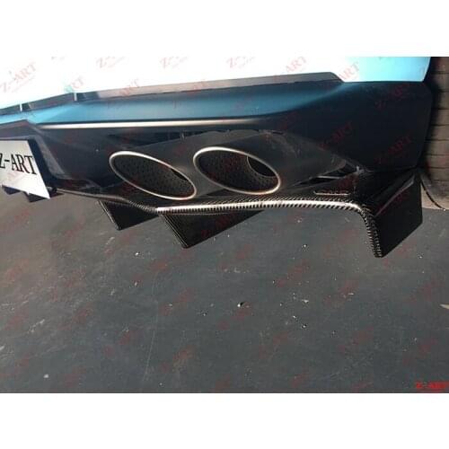 Z-ART carbon fiber rear diffsuer for Lamborghini Huracan carbon fiber rear lip for Lamboghini LP610 LP580 carbon fiber rear chin
