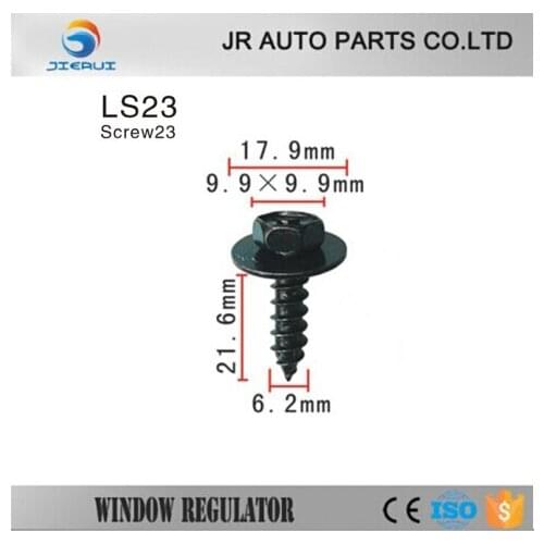 10x General screws, metal clips, water pipes