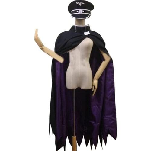 2020 Danganronpa V3 Cape Kokichi Ouma Cosplay Black Cloak Only Halloween Fancy Outfit Cosplay Costume For Women Man One Size