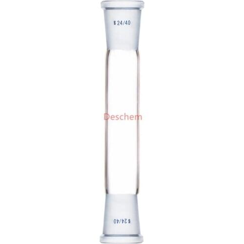 24/40,Glass Straight Connecting Adapter,Both Female Socket Inner Joint,Lab Glassware