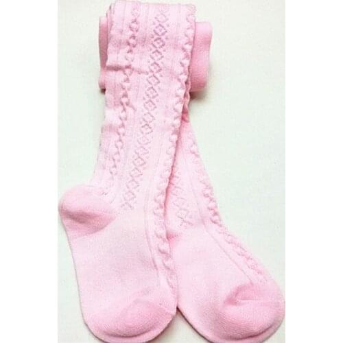 3piece/ lot Baby Girls Cotton Twist Pantyhose Stocking Warm Winter Kids Girl Tights color mixed color Stockings