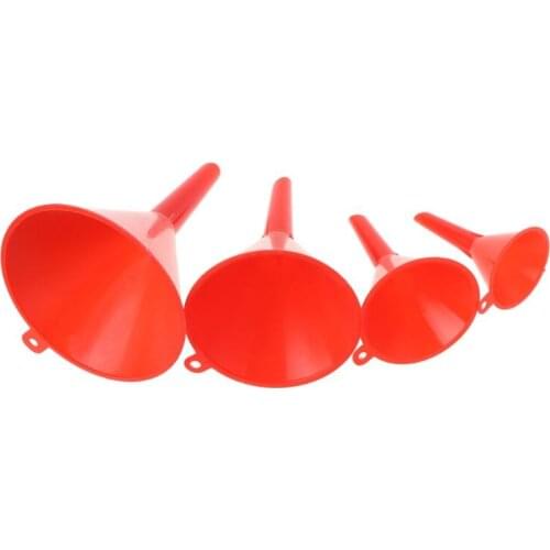 4Pcs 4Pcs Small Car Refueling Funnel Gasoline Engine Oil Additive Motorcycle Farm Machine Use Convenient Anti-leakage Filler