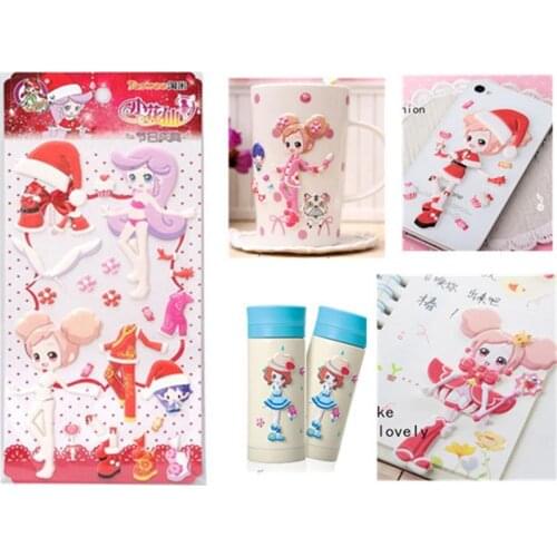 5 Sheets/bag Fairy Transfiguration 3d Sticker Dress Stickers Children Diy Toys Home Decor /cup /diary /phone Decal