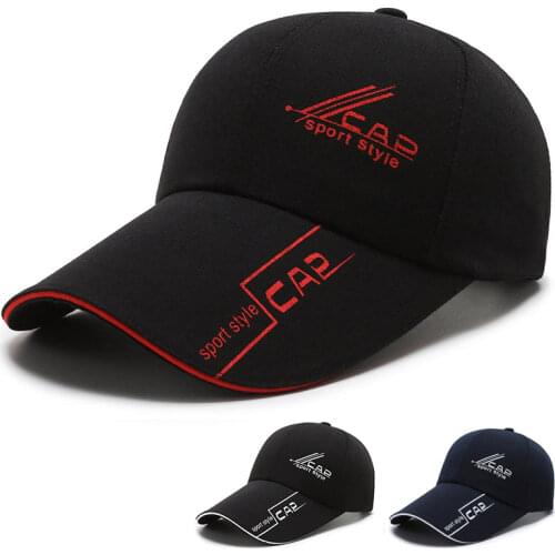 Summer Men Baseball Cap Outdoor Sport Fishing Hat Letter Print Dad Hat Man Adjustable Trucker Cap Baseball Hat