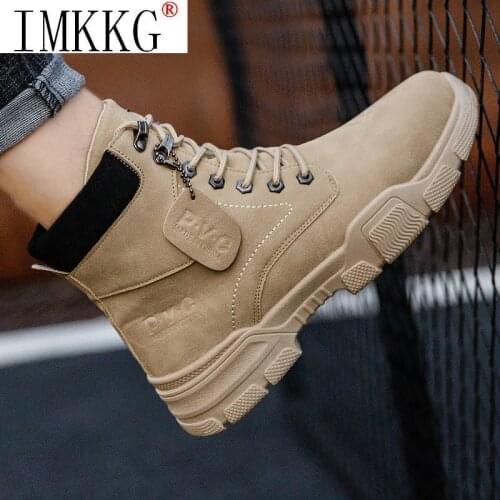 Men Desert Tactical Military Boots Mens Working Safty Shoes Army Combat Boots Militares Tacticos Zapatos Men Shoes Boots Feamle