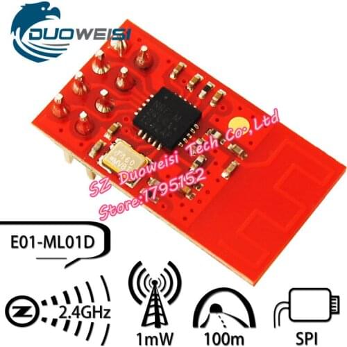 E01-ML01D Imported components nRF24L01 + 2.4G wireless transceiver RF data transmission module industrial grade imported chips