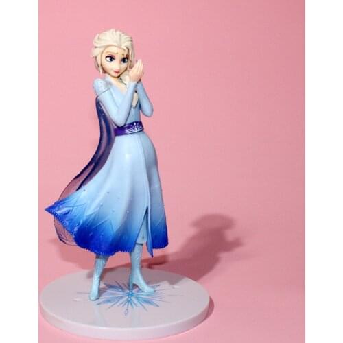 Disney Frozen 2 PVC Action Figure Model Doll Snow Queen Princess Elza Anime Collection Toys For Children Cartoon Birthday Gift