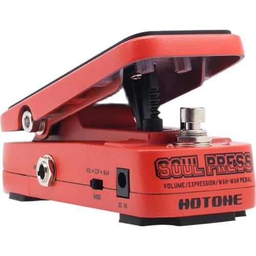 Hotone Soul Press 3 in 1 Active Volume & Analog Wah & Passive Expression Guitar effect Pedal SP-10