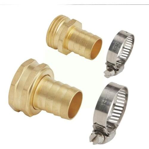 Garden Hose Repair Mender Kit Hose Connector 3/4 Male Female Watering Garden Connector System Set Irrigation C8Z0