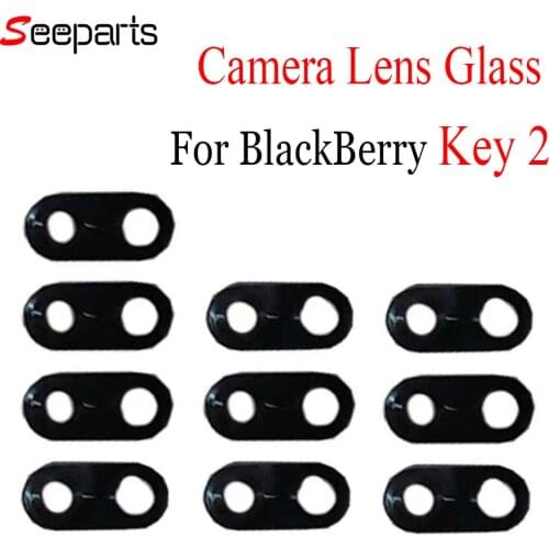 New For BlackBerry Key2 Back Rear Camera lens glass replacement for BlackBerry Keytwo Key2 with Sticker top quality Key 2 glass